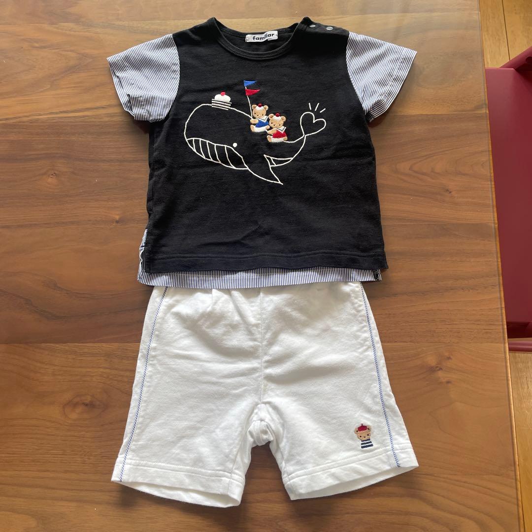 ファミリア Tシャツ 半ズボン 90