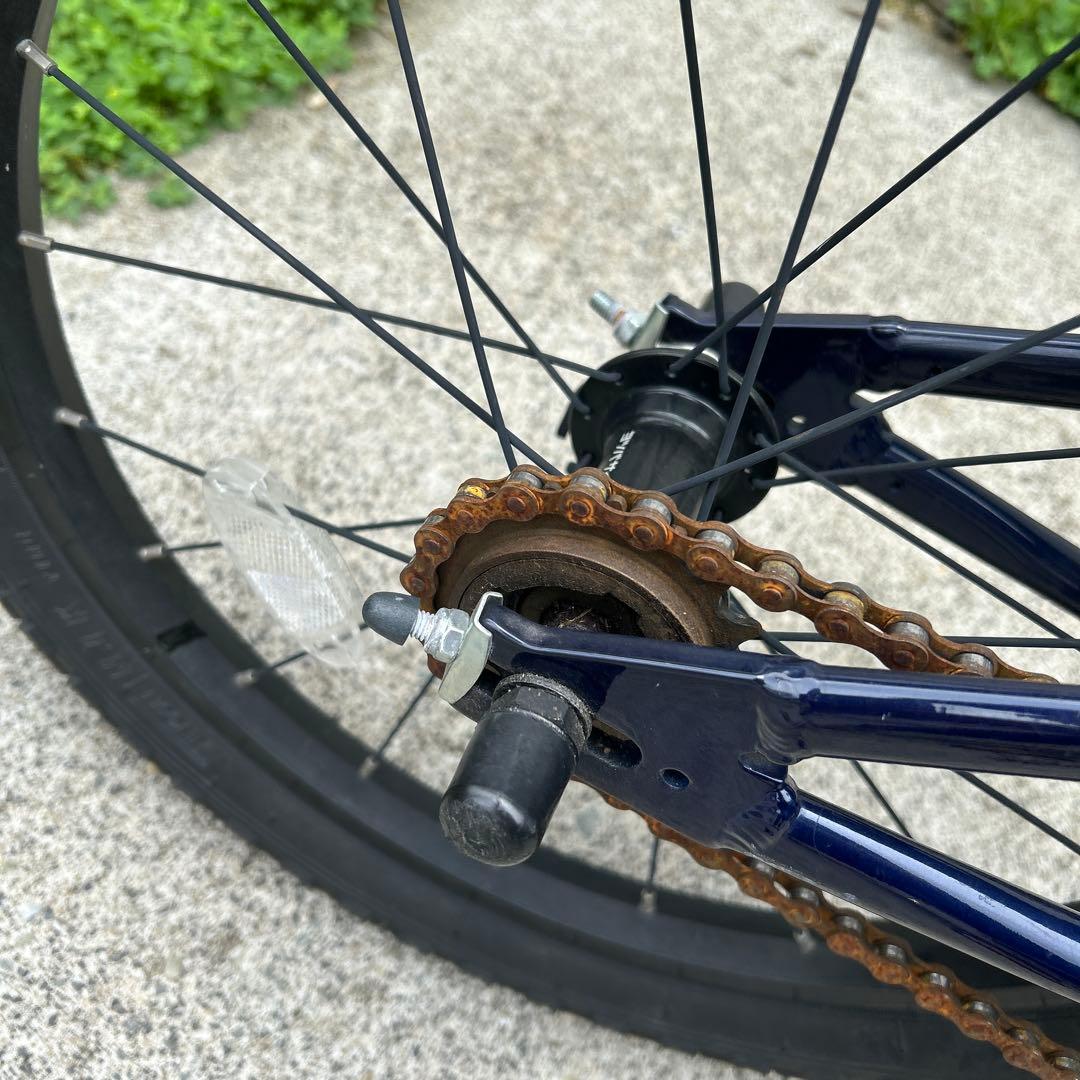 ヨツバサイクル18インチ　ネイビー