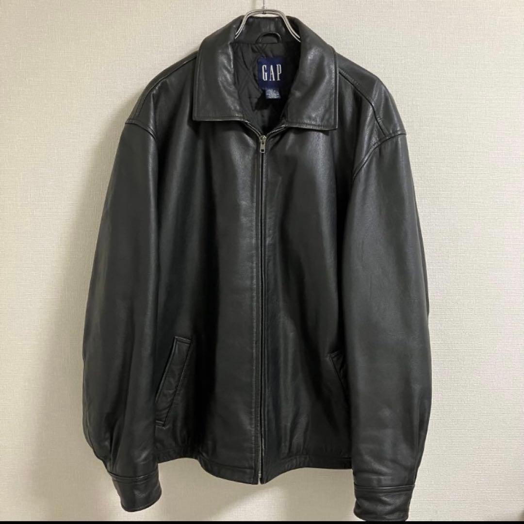 Old Gap オールドギャップ レザージャケット L 牛革 90s