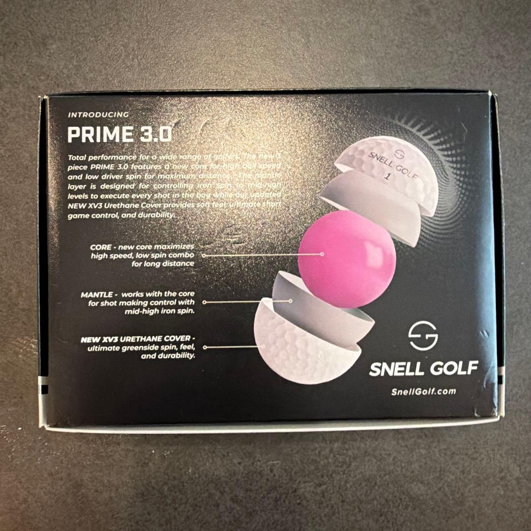 SNELL GOLF PRIME 3.0 ゴルフボール 3ダース