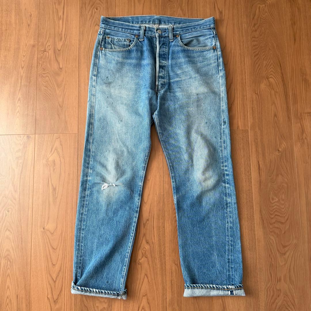 34×32 ◎ 70s リーバイス 501 66後期 デニム パンツ ビンテージ