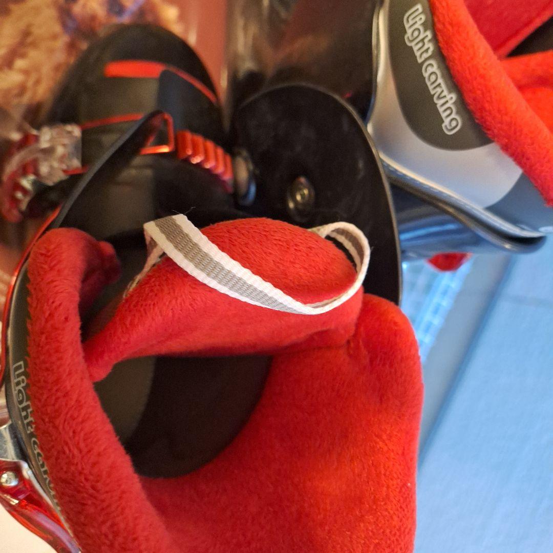 子ども用スキー靴  CARVING 黒/赤　25.０cm