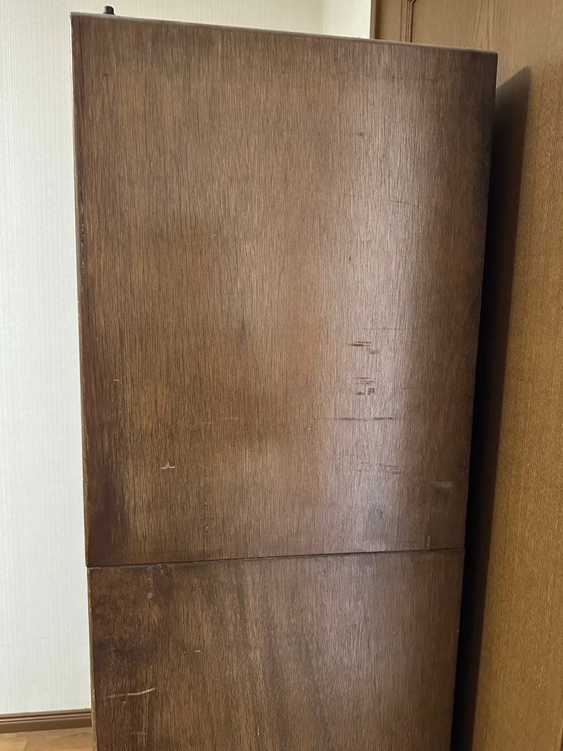 ブラウンストライプチェスト タンス　箪笥