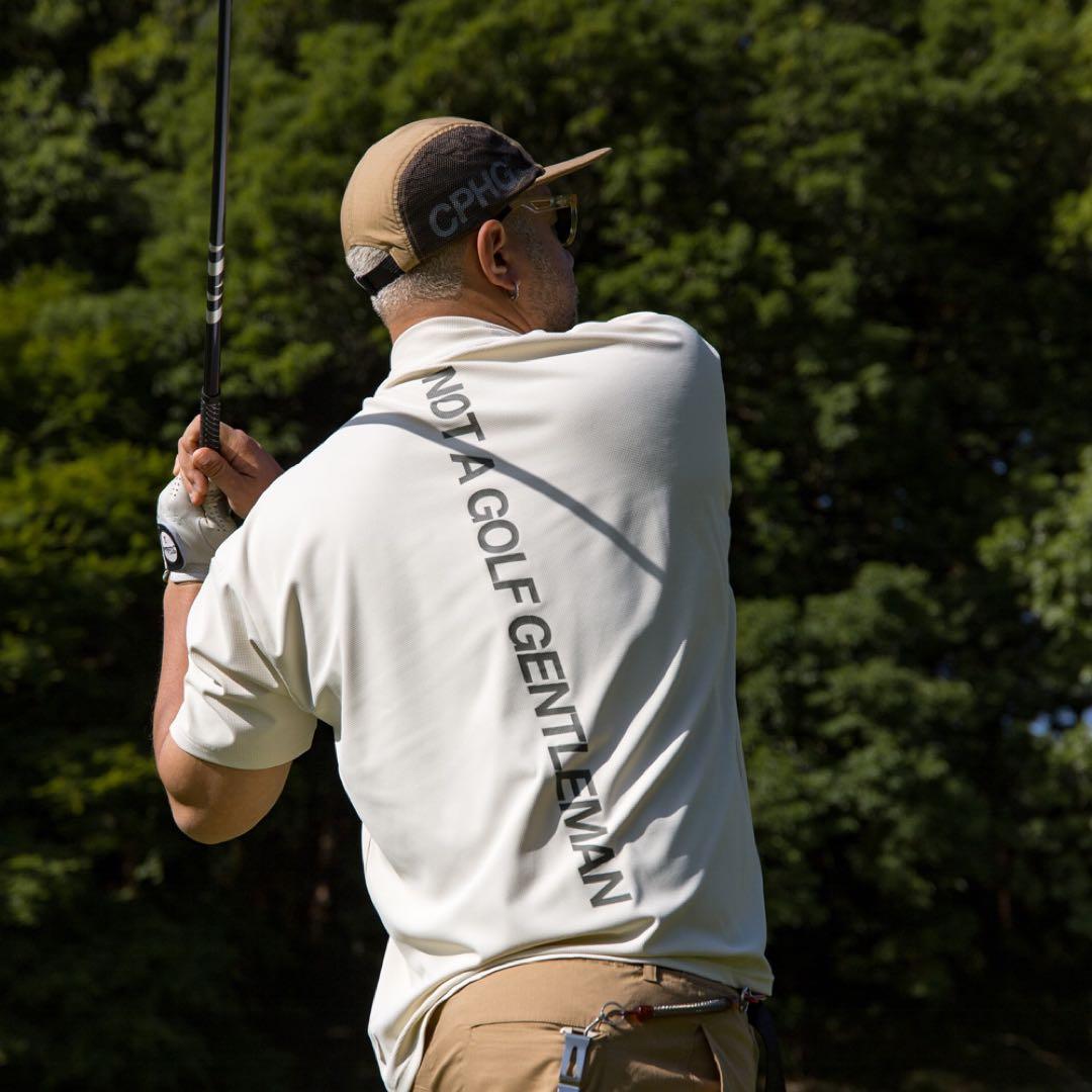 キャプテンズヘルムゴルフ GENTLEMAN MOCK NECK TEE