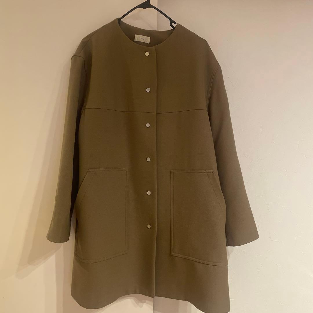 BOXYノーカラーコート♡イエナ