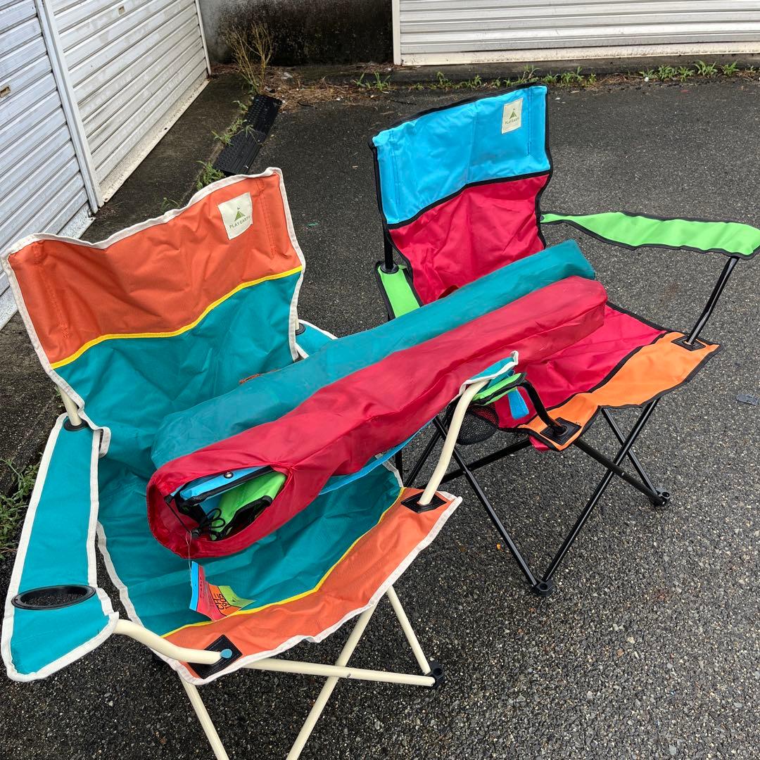 中古テント・チェア4個セット