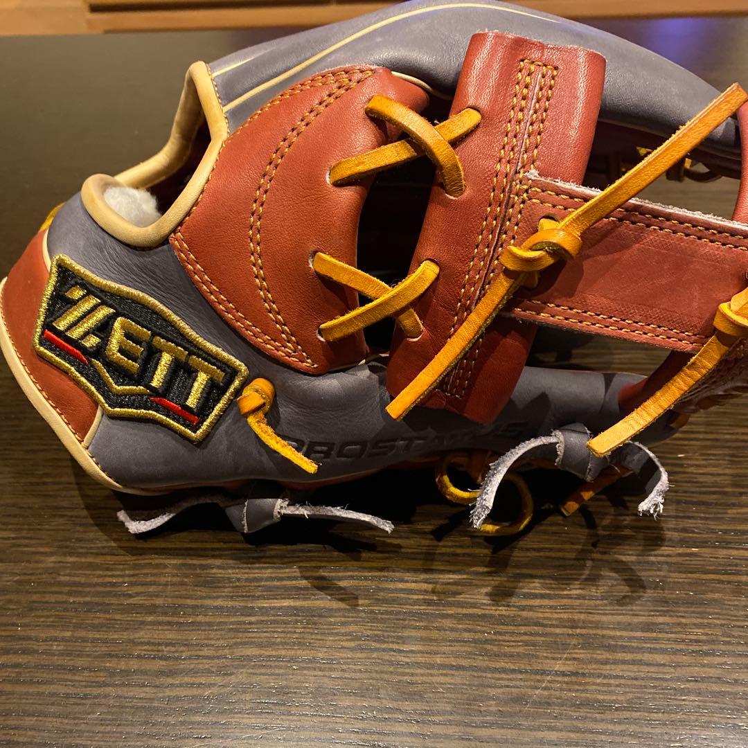 ZETT 軟式用グローブ 今宮モデルBCパターン グレー/ブラウン