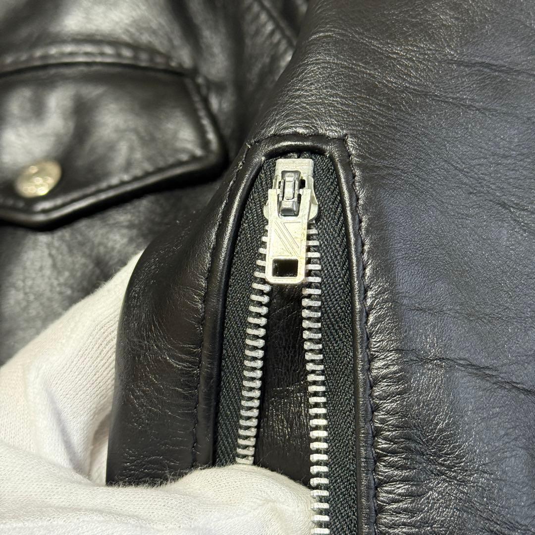 Schott 618 ダブル ライダース 36 バイカータグ後期 USA製