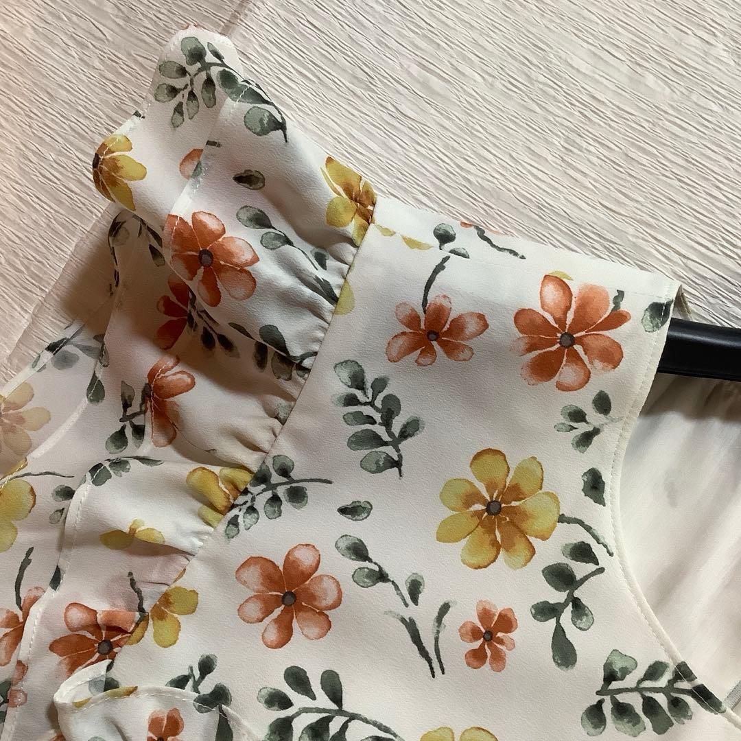 René ワンピース　フラワープリント♡