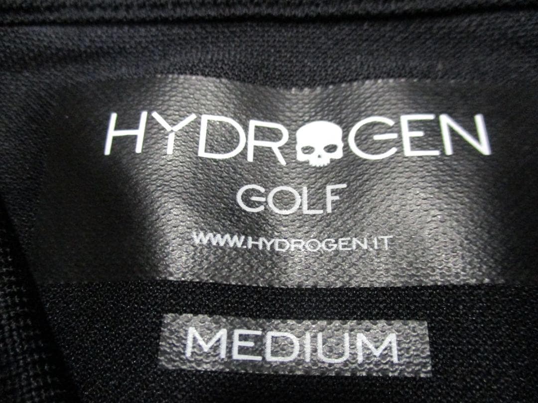 【60%OFFハイドロゲン】ゴルフ★ピケ・ ポロシャツ★未使用★M★正規代理店