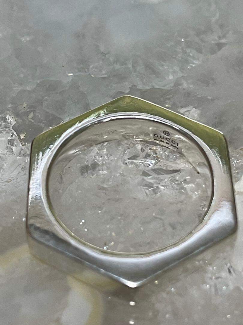 GUCCI グッチ　指輪　リング　リミテッドエディション　ヘキサゴン　10号