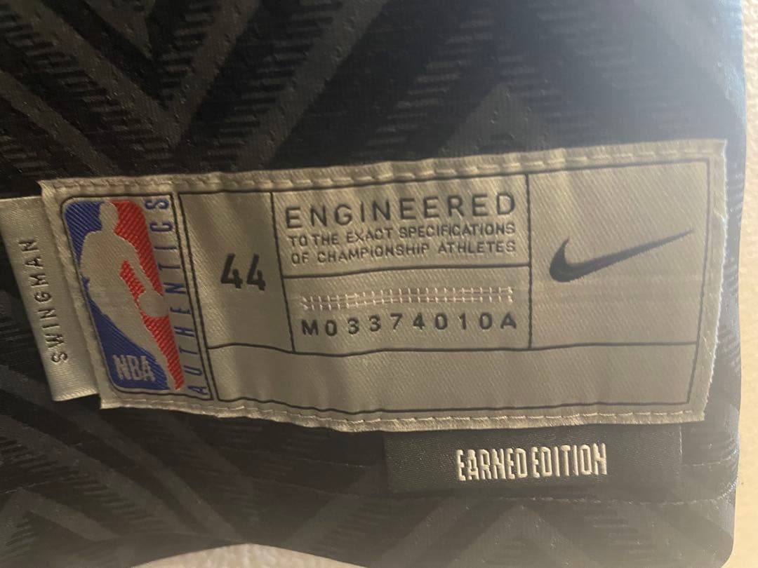 NBA ネッツ カイリーアービング Earned Edition ユニフォームM