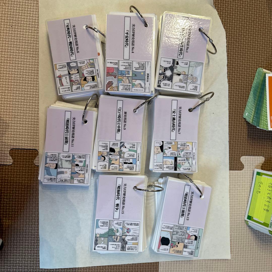 中学受験　歴史カード