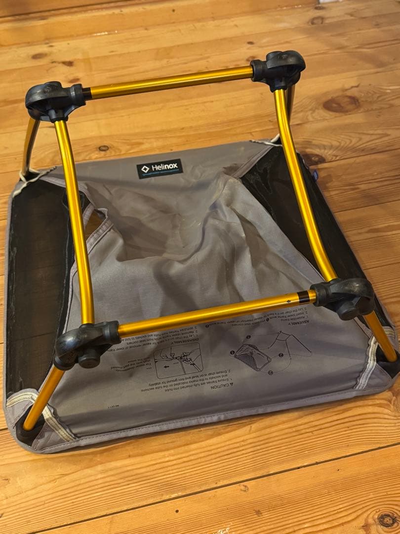 Helinox グラウンドチェア　アウトドアチェア グレー