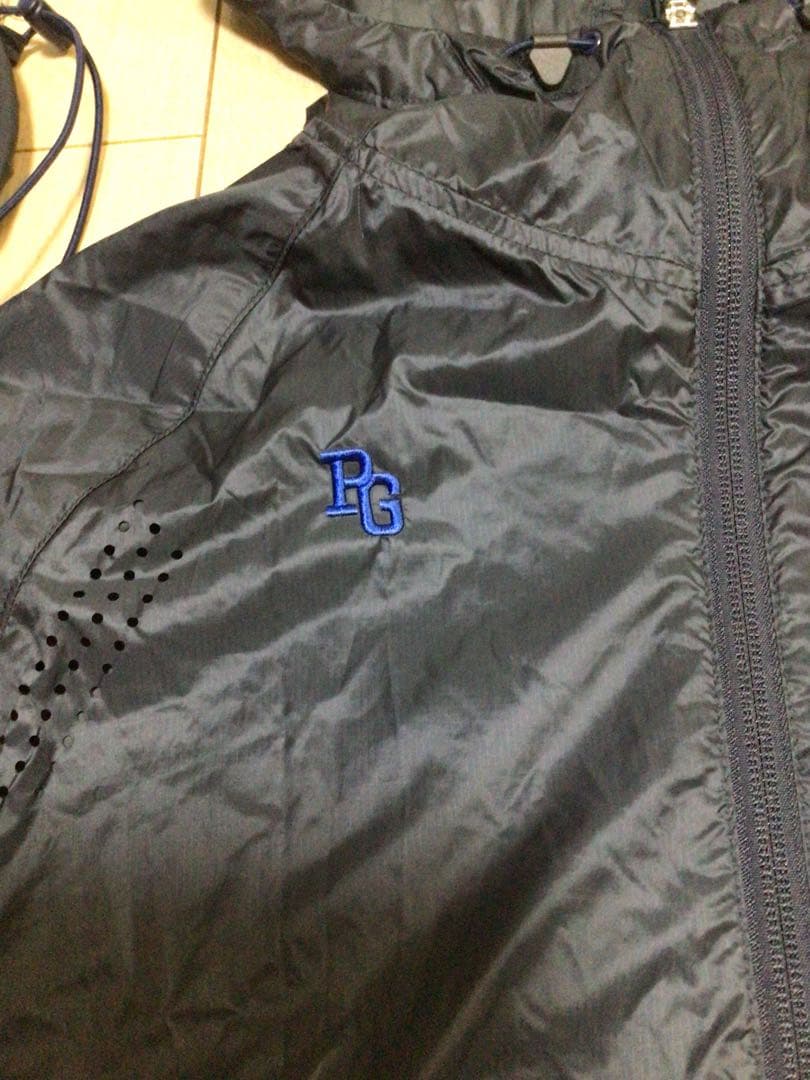 パーリーゲイツ　レディース ポケッタブル　ウインドブレーカー　ネイビー