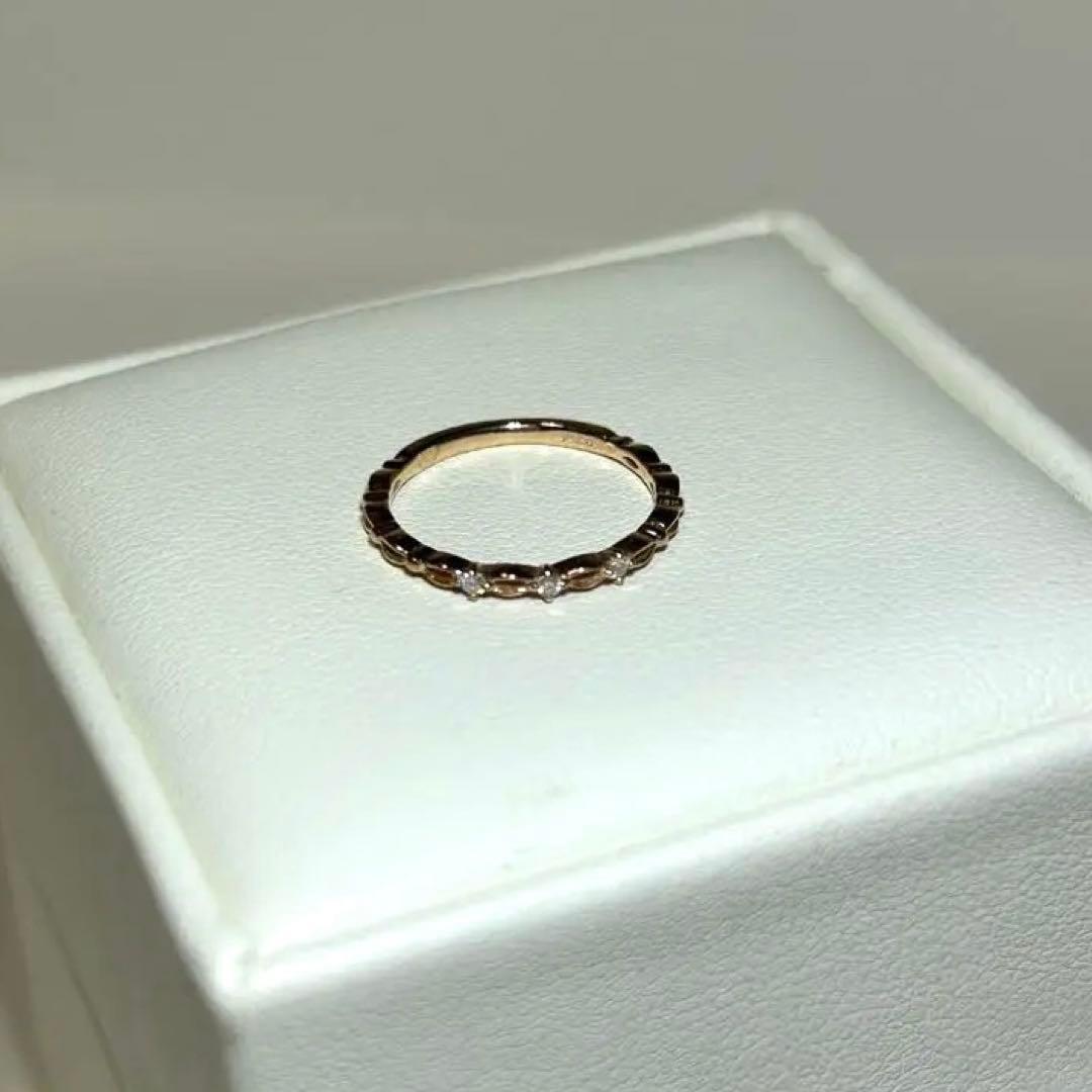 canal４℃ k10 ピンクゴールド リング 1号