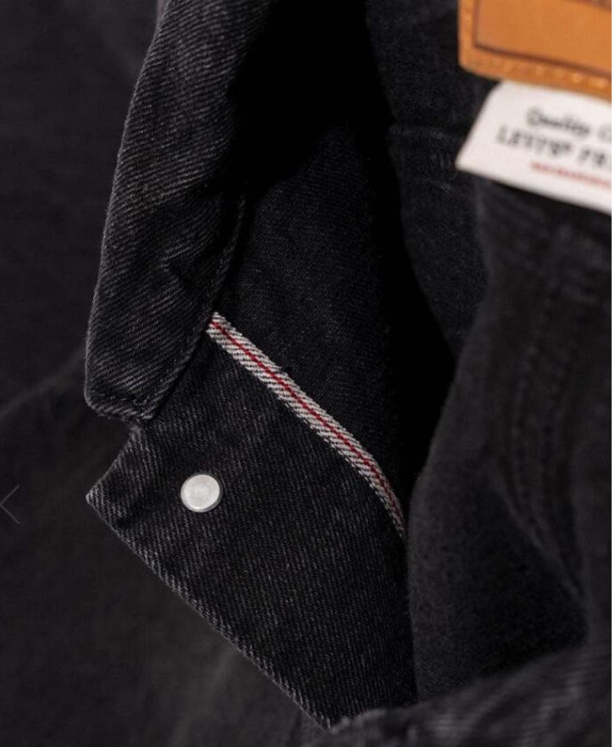 EDIFICE30周年Levi's ブラックデニムジャケット