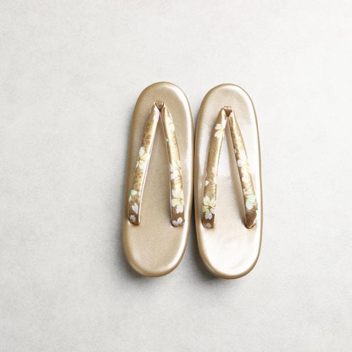 【新品】草履バッグセット 小花柄 草履25.5cm (2L) 00325