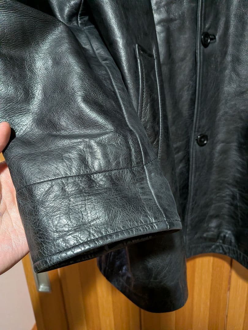 OLD GAP レザー カーコート　希少サイズ 野村訓一 着用 Lサイズ