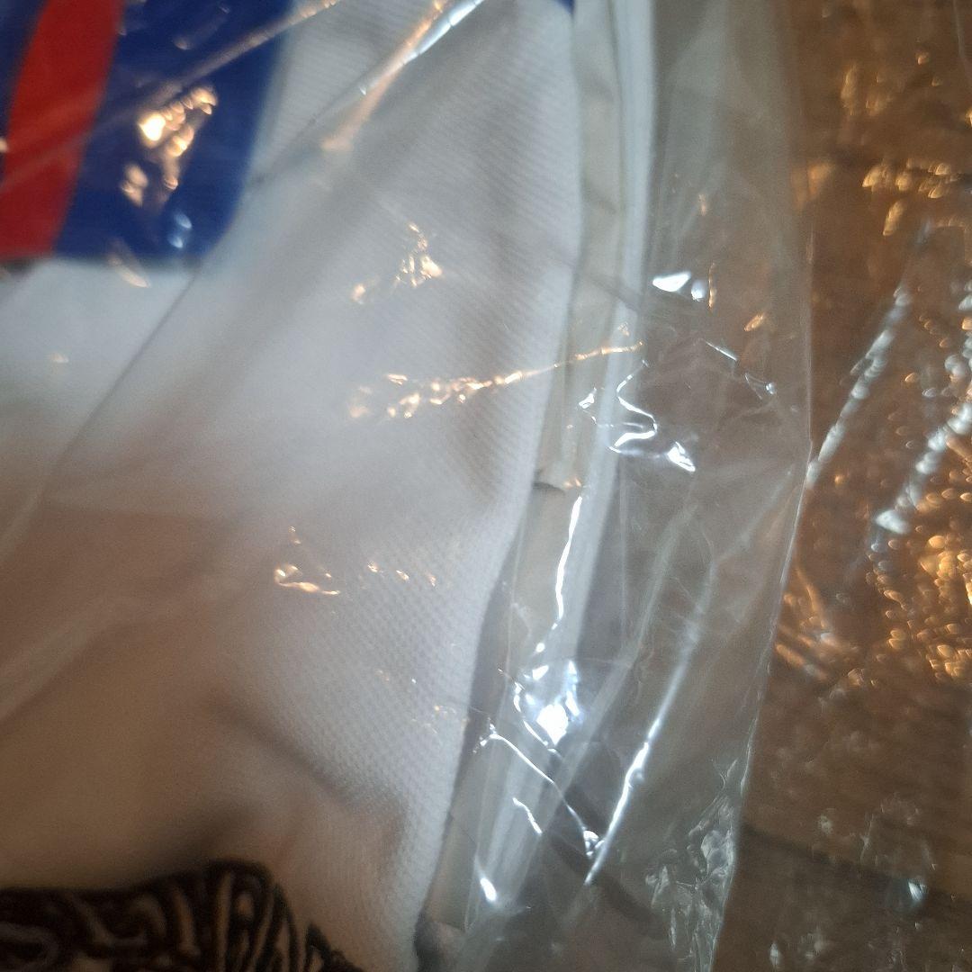 青春学園ユニフォーム ポロシャツ ブルー×ホワイト Mサイズ