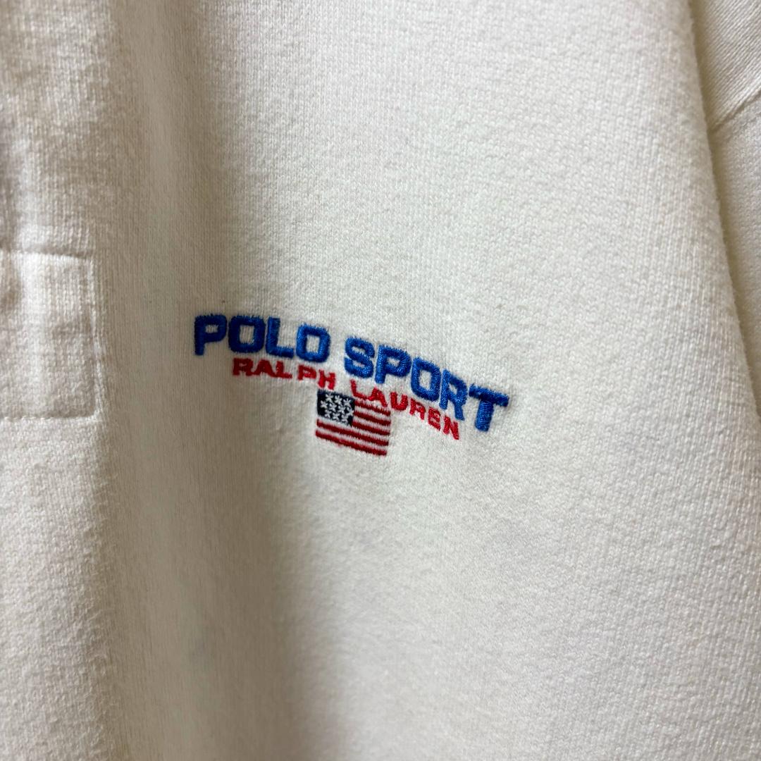 POLO SPORT Ralph Lauren ラガーシャツ M ホワイト