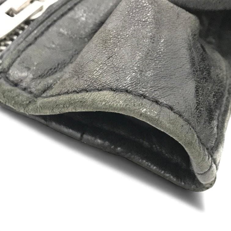 ZARA ザラ ブラックレザー ダブルライダースジャケット