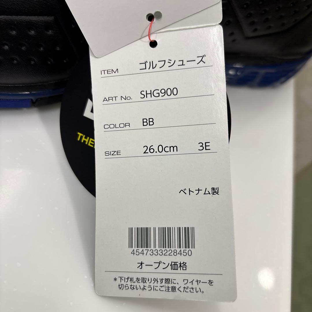 TOUR B ZSP8TER ゴルフシューズ ブラック/ブルー