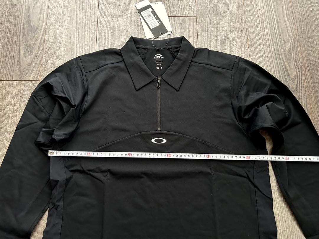 新品 OAKLEY オークリー 長袖ハーフジッププルオーバー UPF50速乾 L