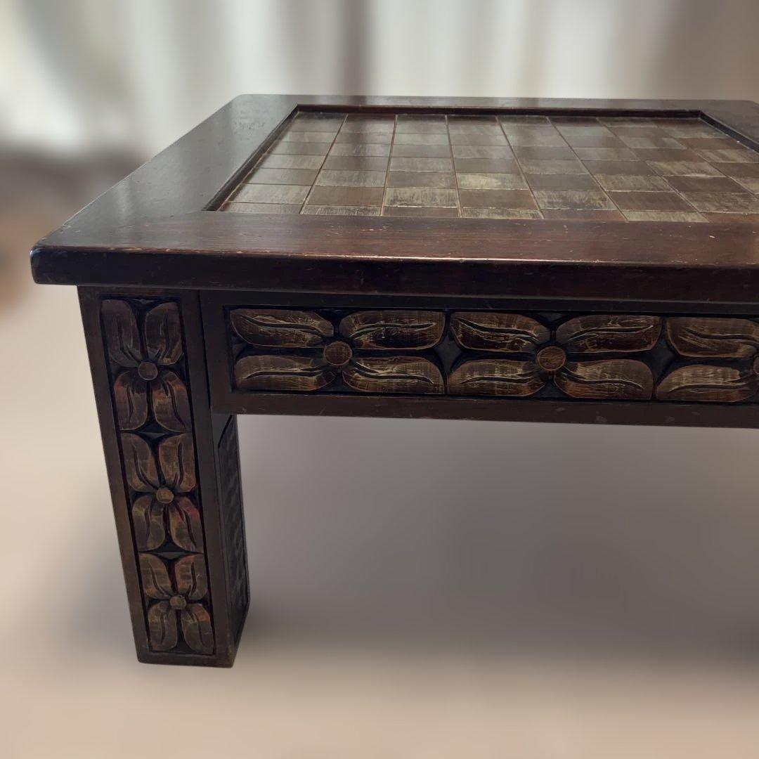 アジアン家具　チェス・ローテーブル
