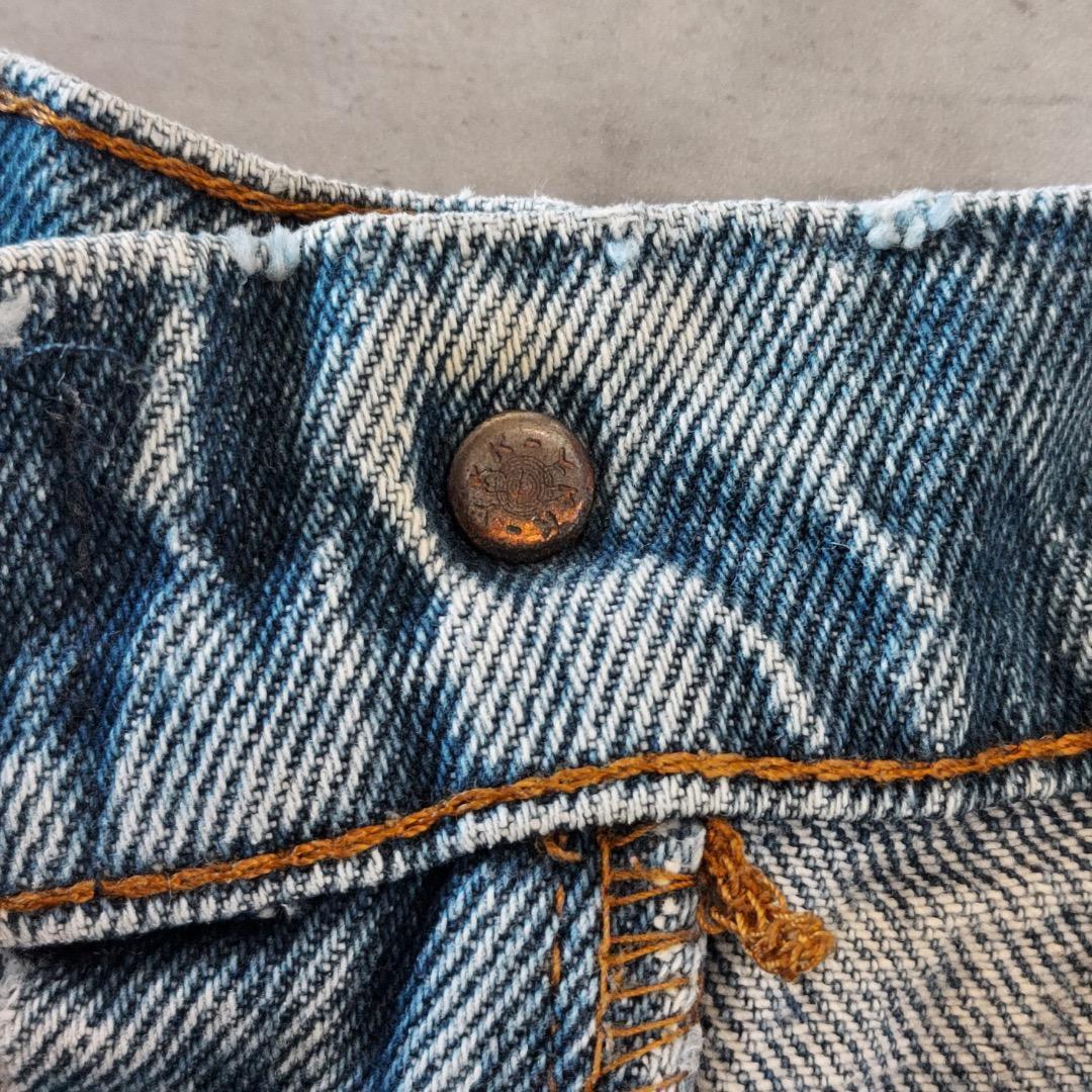 リーバイス517 Levis W34 フレア 青 80s USA製 16075