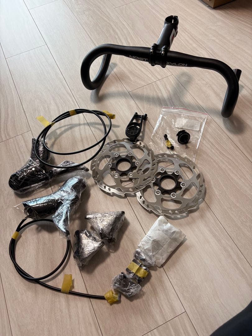 K*u様 新車外し　105 機械式　11速　ハンドルステムセット