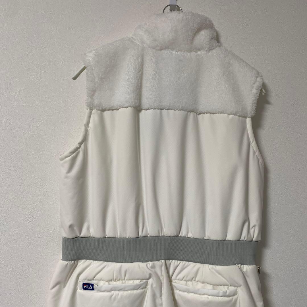 FILA GOLFボアワンピース　ホワイト