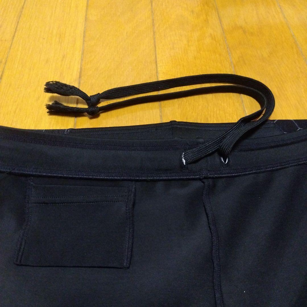 CW-X ブラック トレーニングタイツ M ハニカム柄