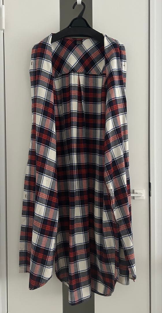 ダブルスタンダードクロージング タータンチェック シャツワンピース