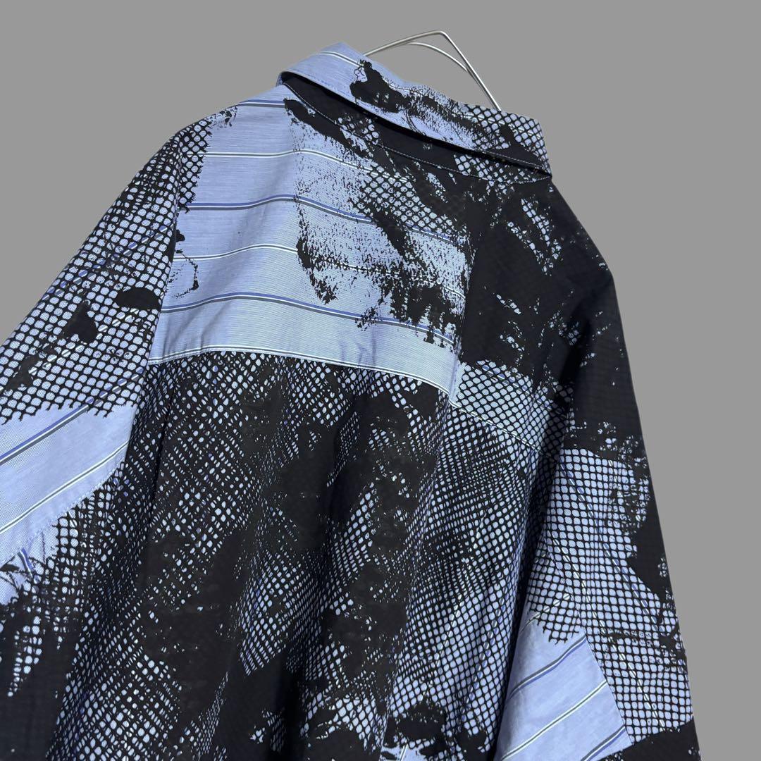 2022年春夏y's 総柄ロングワンピース　ワイズ　ヨウジヤマモト