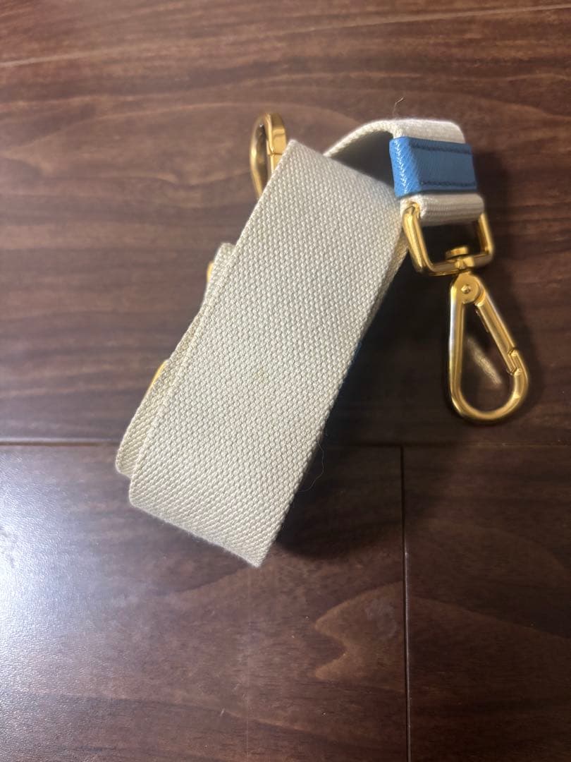 PRADA カナパ　ブルーギンガムチェック