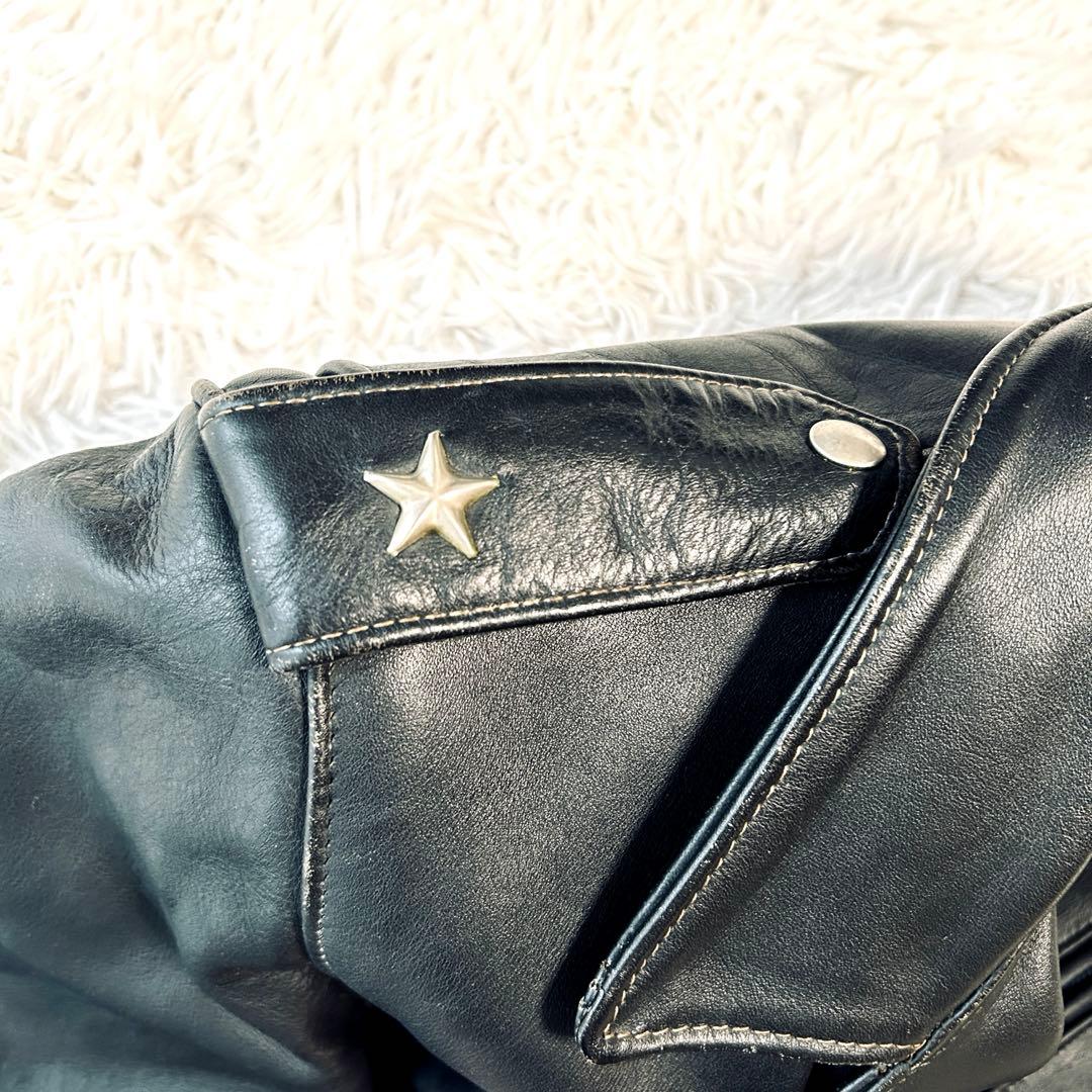 Schott 613 40 牛タグ ワンスター ダブルライダースジャケット