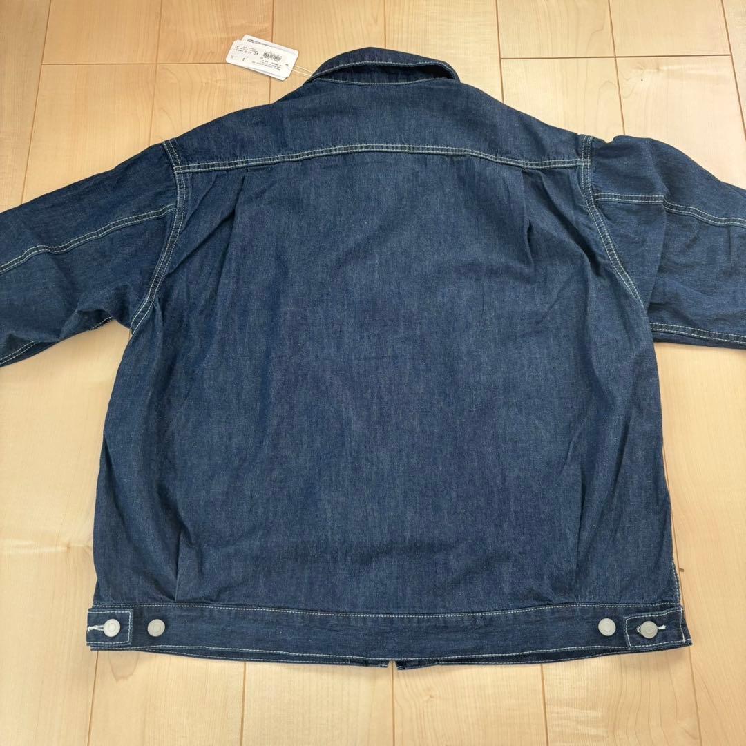 FORK&SPOON　綿麻デニムジップブルゾン