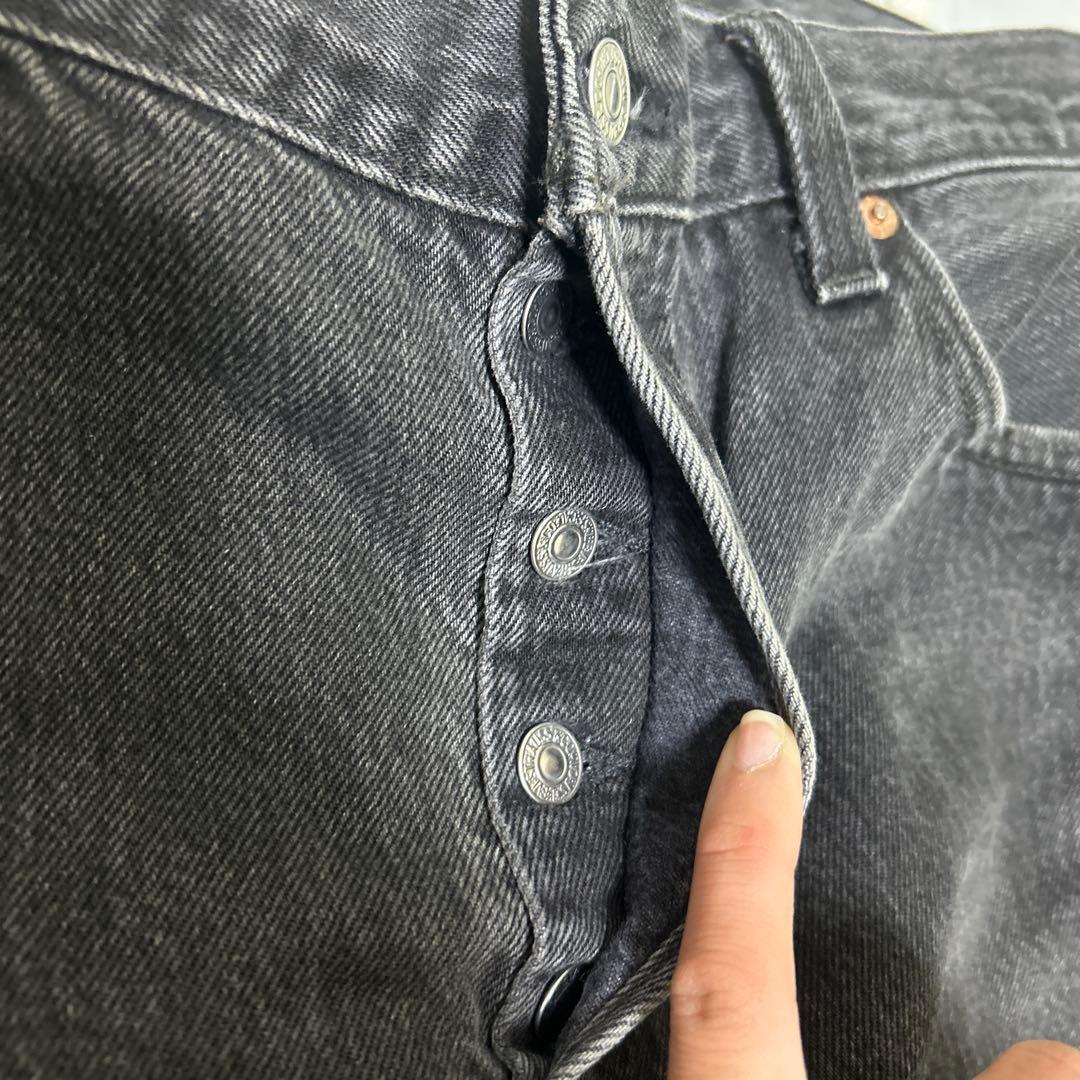 Levi's 501 ブラックデニム W36 L30 後染め　だいぶ値下げ