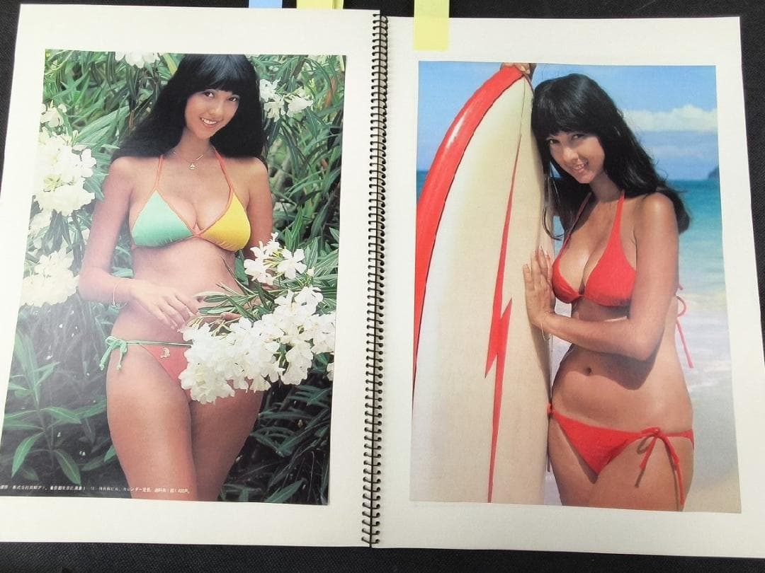 雑誌スクラップ　スケッチブック8冊分　DONDON/写楽/アグネスラム/山口百恵