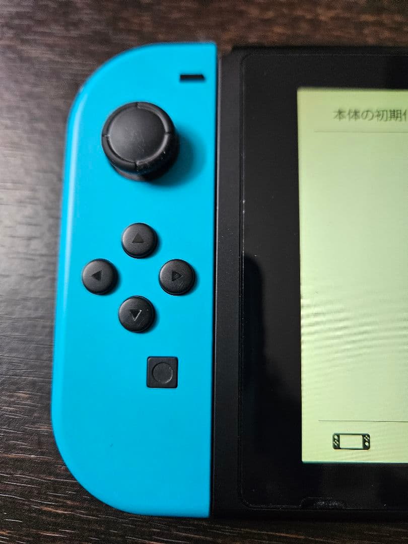 ニンテンドースイッチ 本体 Switch ジャンク 画面左側に黄色焼けあり