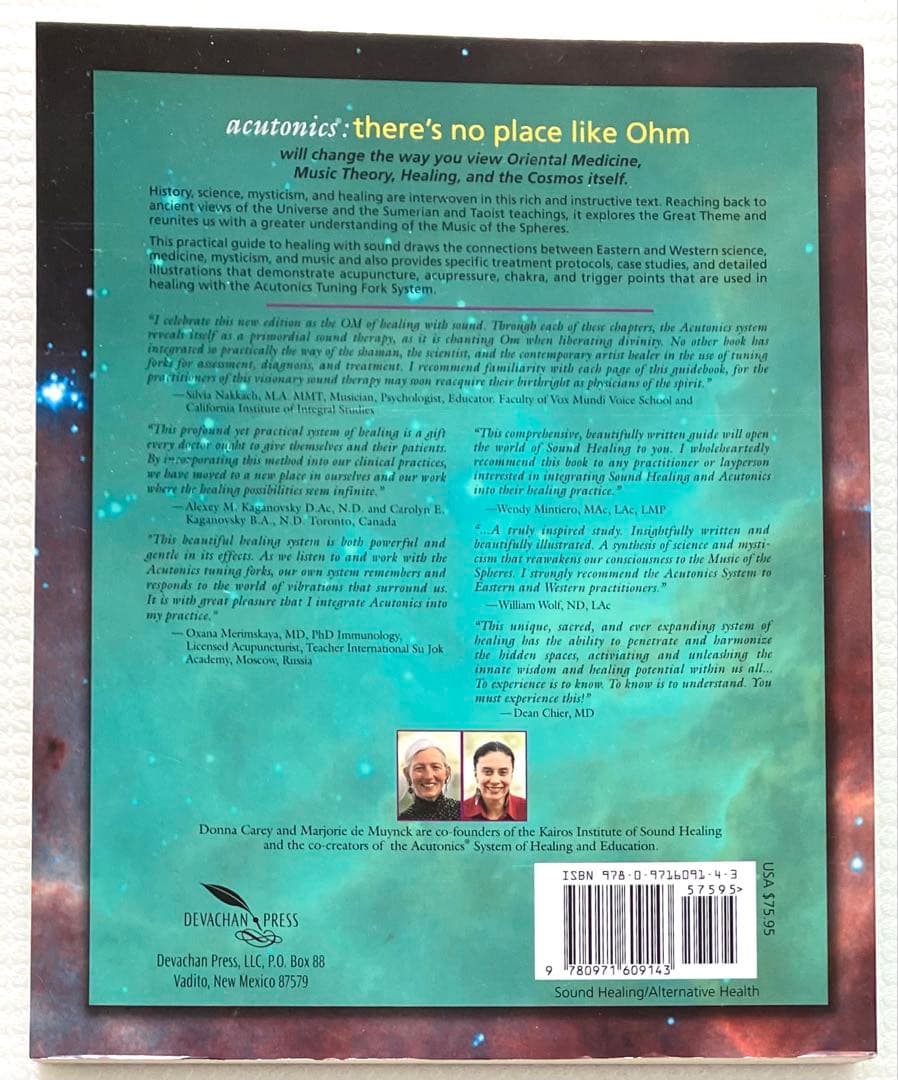 洋書 acutonics: there's no place like Ohm