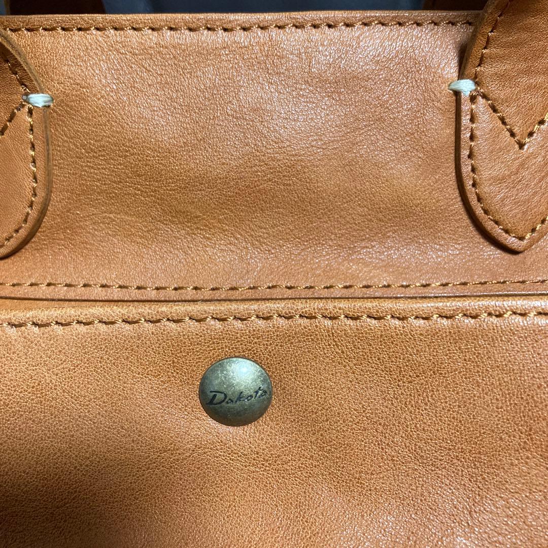 ☆れるです Dakota レザー ハンドバッグ キャメル
