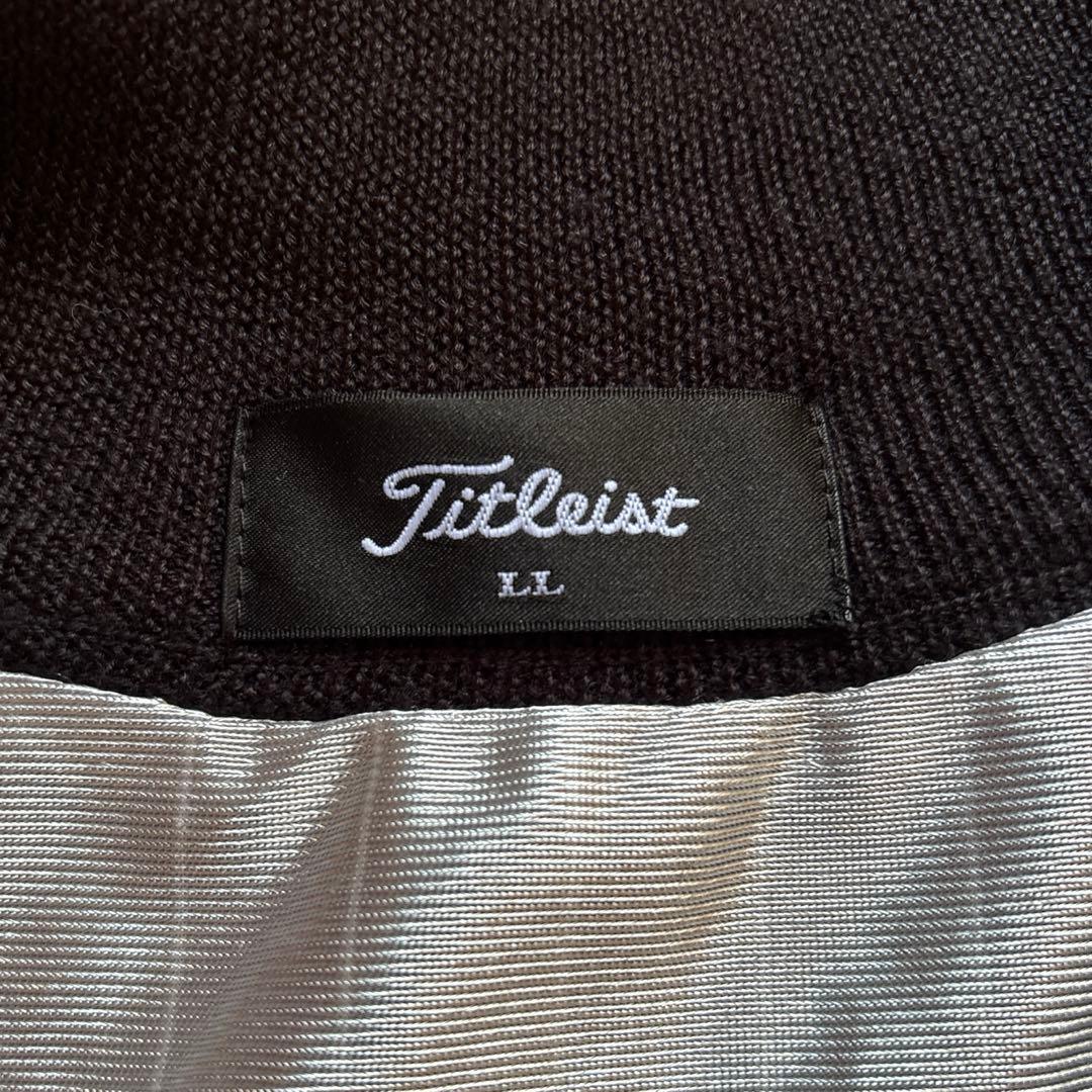 【嵐 】タイトリスト メンズ 蓄熱ニット フルジップジャケット LL