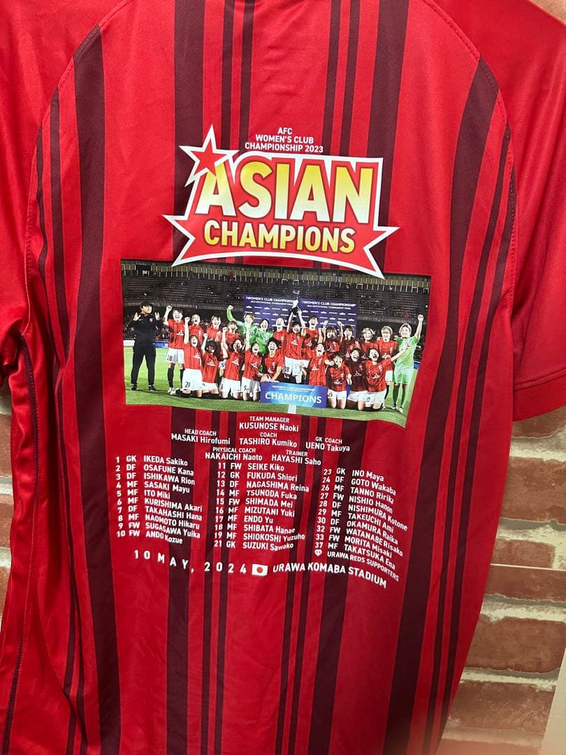 浦和レッズ アジアチャンピオンズシャツ Lサイズ