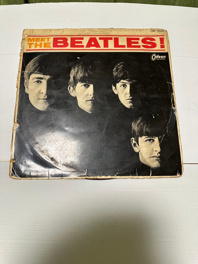 ビートルズ レコード8枚 まとめ売り レトロ 中古品