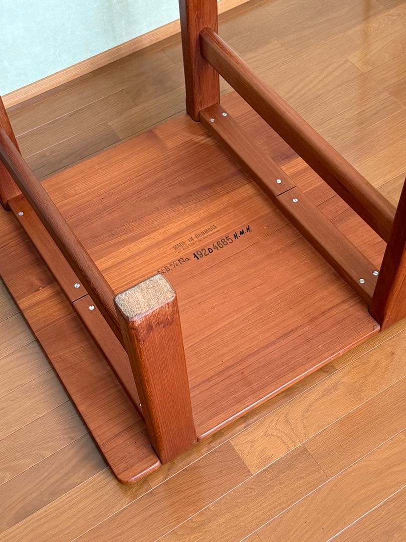 コーヒーテーブル　ローテーブル　チーク材　無垢　北欧家具　ビンテージ