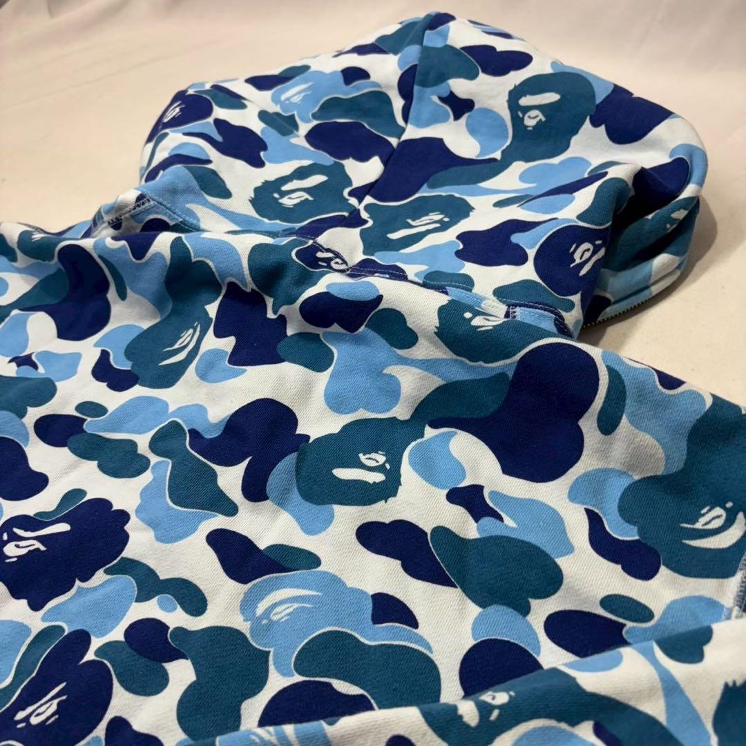 a bathing ape bape 総柄 パーカー ジップ