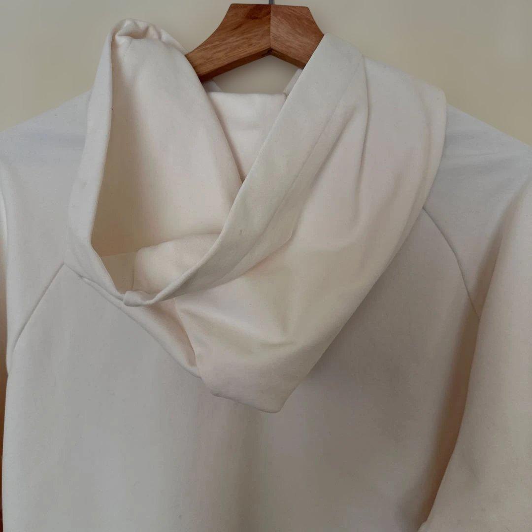 断捨離最終値下げ☆YONEX フード付きスウェットシャツ ホワイトソフテニゴルフ