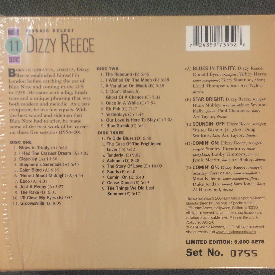 ディジ―・リース Dizzy Reece 「Mosaic Select 11」
